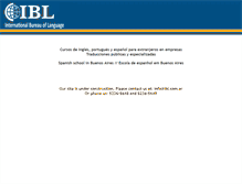 Tablet Screenshot of ibl.com.ar